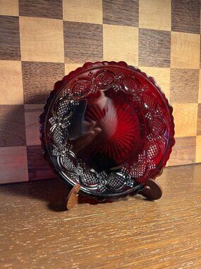 Avon Ruby Red Salad Plate
